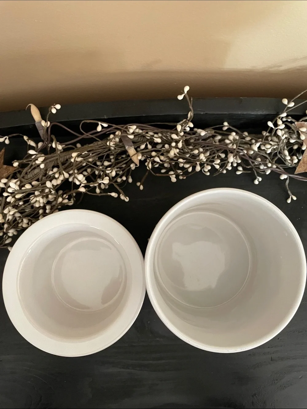 NIB Carson Brand ‘Merry Everything Happy Always’ Ceramic Dip Chiller